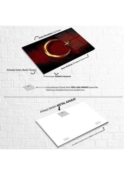 Al Bayrak Cam Tablo