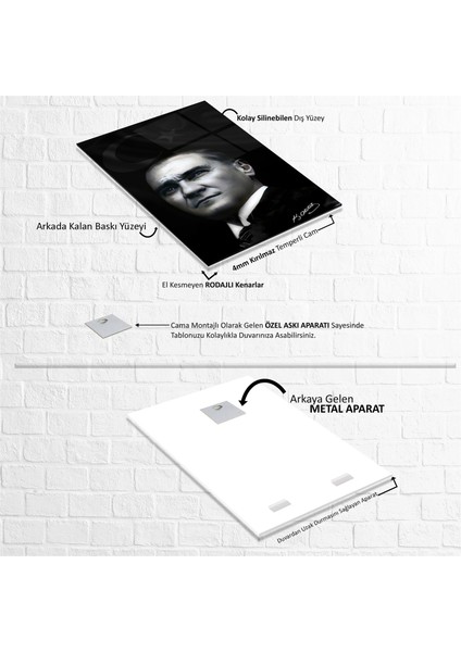 Atatürk Cam Tablo