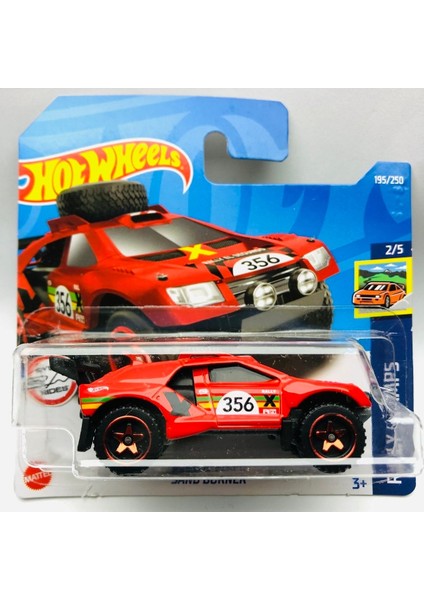 New - Yeni Sand Burner Rally Champs 1:64 Ölçek Hot Wheels Marka 2/5