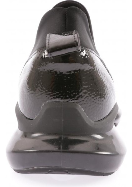 1053 Kadin Kalin Taban Strech Detayli Silver Taşli Sneakers Ayakkabi fırsatları
