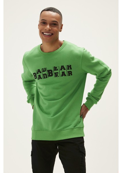 Bad Bear Counter Crewneck Green