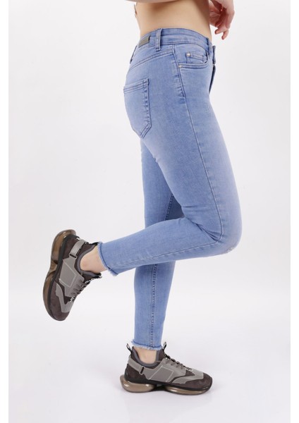 15178061 Kadın Onlblush Lıfe Mıd Sk Ak Raw REA4347 Noos Denim Pantolon fiyatları