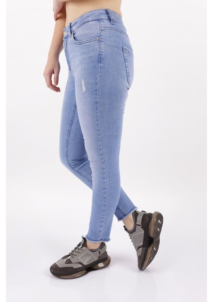 15178061 Kadın Onlblush Lıfe Mıd Sk Ak Raw REA4347 Noos Denim Pantolon modelleri