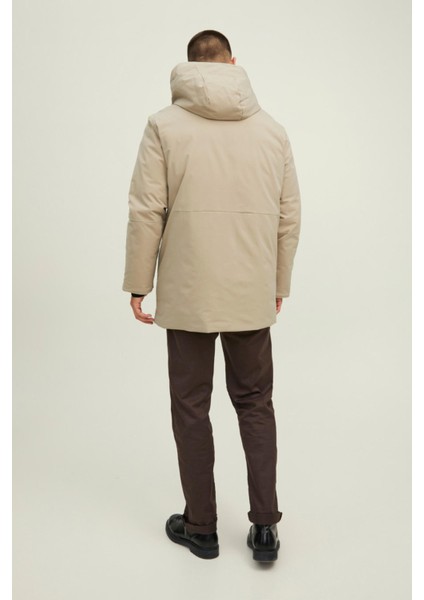 Jack & Jones Bej Erkek Parka 12213852