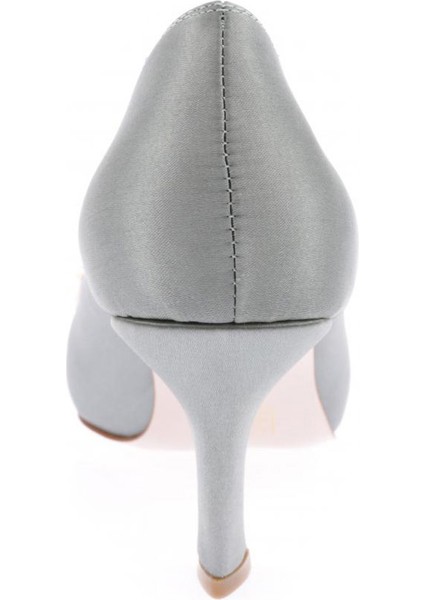 1728-22Y Kadın Sivri Burun Üstten Zincirli Taşlı Topuklu Ayakkabı indirimleri