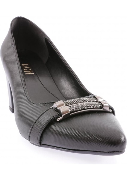 617 Kadın Sivri Burun Silver Taşlı Topuklu Ayakkkabı fiyatları