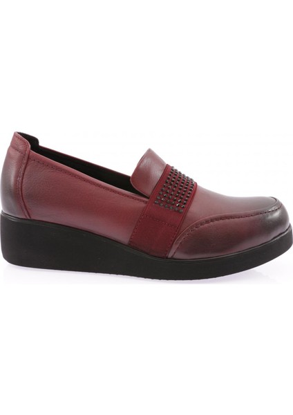 1094-22K Kadin Kalin Taban Bantli Comfort Ayakkabi