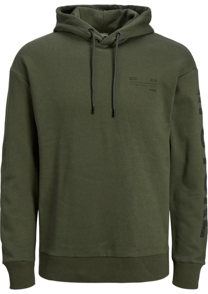 Jcomono Sweat Hood Yeşil Erkek Sweatshirt 12216279-Fores