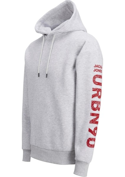 Jcomono Sweat Hood Gri Erkek Sweatshirt 12216279-Light fiyatları