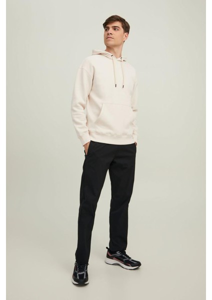 Jack & Jones Logo Etiket Detaylı Düz Renk Sweatshirt-Classic