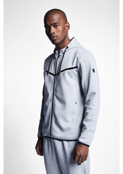 Grimelanj Erkek Fermuarlı Kapüşonlu Üst 22N-1101