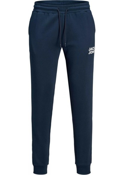 Erkek Paçası Lastikli ve Logo Baskılı Eşofman Altı