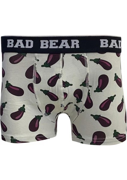 Eggplant Erkek Desenli Boxer