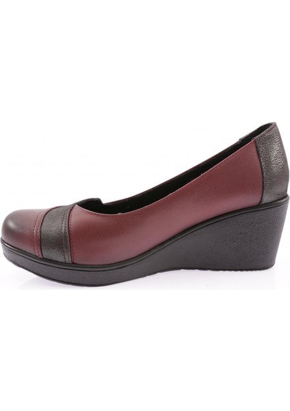 651-22K Kadin Dolgu Taban Comfort Ayakkabi modelleri