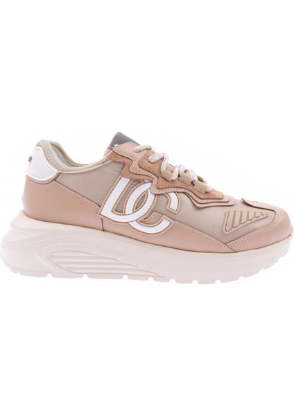 ES7005-22Y Kadın Bagcıklı Kalın Taban Sneakers Ayakkabı