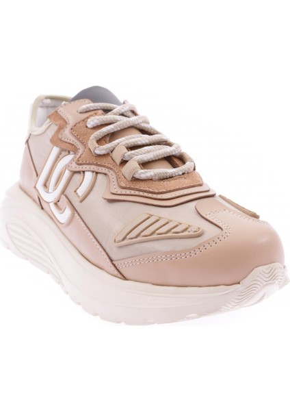 ES7005-22Y Kadın Bagcıklı Kalın Taban Sneakers Ayakkabı