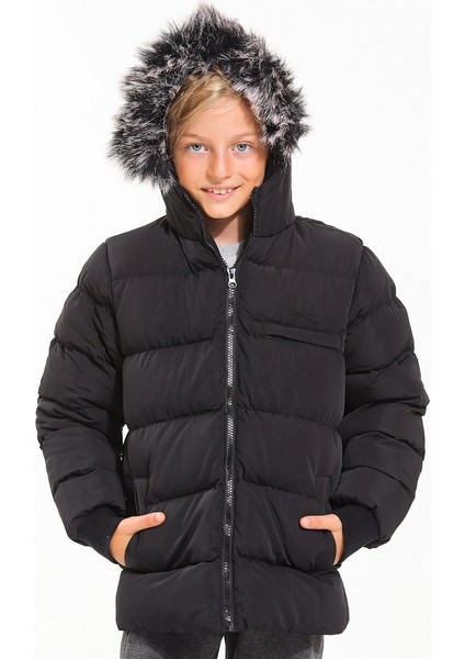 CALISTO Unisex Çocuk Mont & Kaban Siyah fiyatları