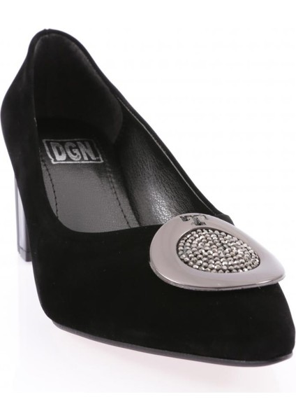 K112 Kadın Sıvrı Burun Taslı Tokalı Topuklu Ayakkabı fiyatları