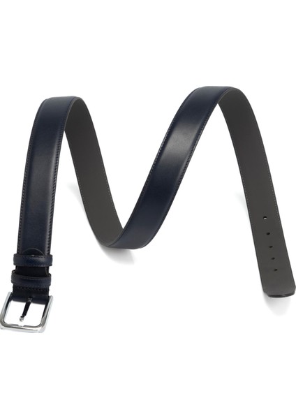 Lacivert Hakiki Deri Erkek Kemer - S1EK00000301-C3A fiyatları