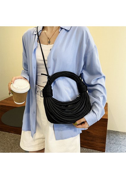 Fashion Noodle Patchwork Tote Omuz Çantası fiyatları