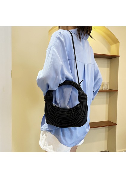 Fashion Noodle Patchwork Tote Omuz Çantası modelleri