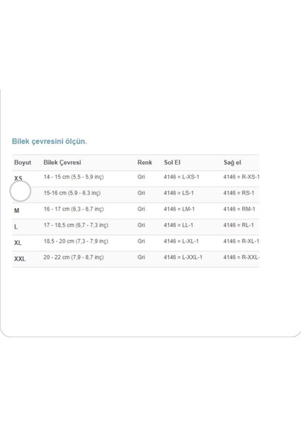 Manu 3D Pollex 4146=R/L Baş Parmak Destekli El Bilek Splinti