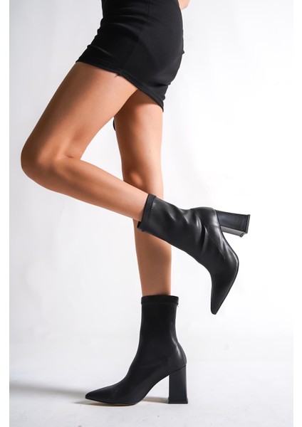 Isabel Kadın Bot Suni Deri İnce Topuklu