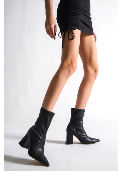 Isabel Kadın Bot Suni Deri İnce Topuklu modelleri