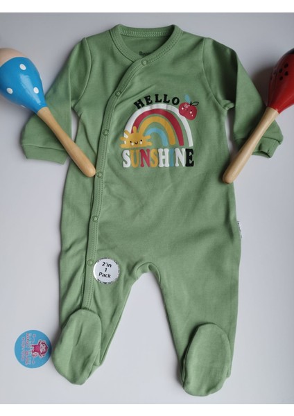 Bebek Sunshıne 2li Tulum Seti Çıtçıtlı Patikli fiyatları
