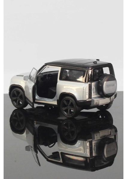 2020 Land Rover Defender Model Çek Bırak Araba 11 cm Gri