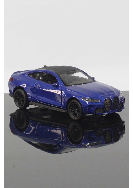 Bmw M4 Model Çek Bırak Araba 11 cm Lacivert