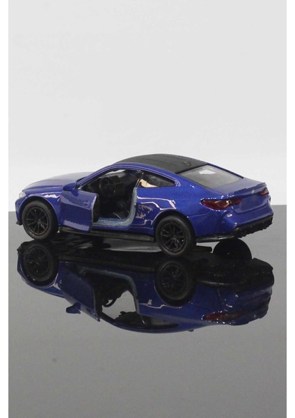 Bmw M4 Model Çek Bırak Araba 11 cm Lacivert
