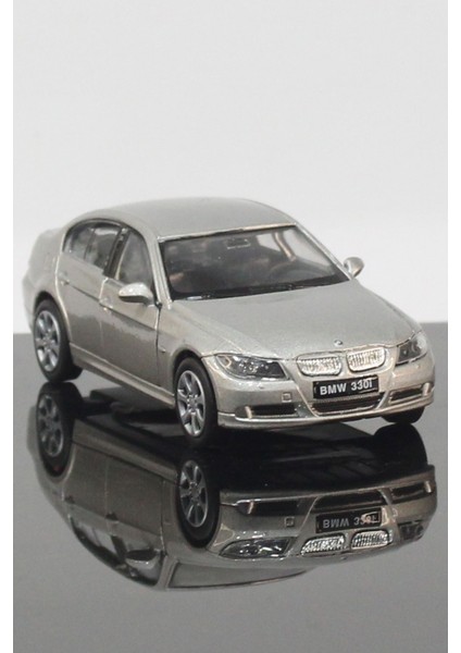 Bmw 330 I Model Çek Bırak Araba 11 cm Gri