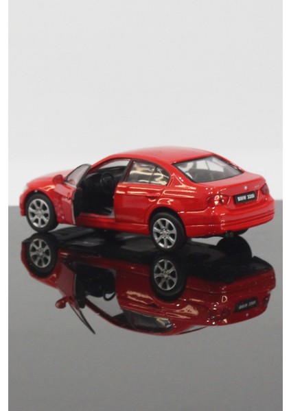 Bmw 330 I Model Çek Bırak Araba 11 cm Kırmızı