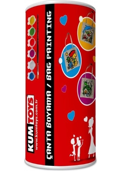 Çanta Boyama - Balık Desenli