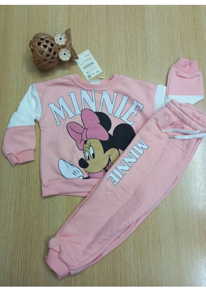 Çocuk Mickey Mouse Baskılı Alt Üst Ikili Takımı