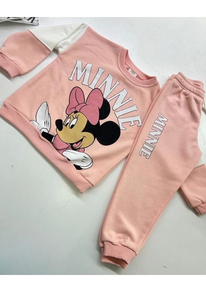 Çocuk Mickey Mouse Baskılı Alt Üst Ikili Takımı