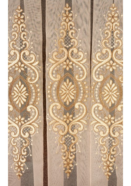 Madalyon Vizon Brode Tül 1-2,5 Orta Sık Pile 250X260