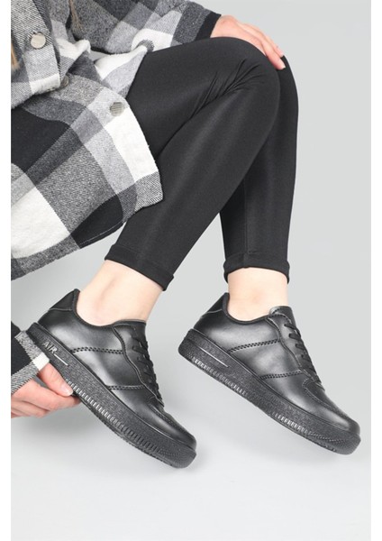 Günlük Rahat Yürüyüş Unisex Spor Ayakkabı V2 Siyah modelleri