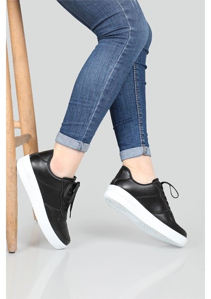 Günlük Rahat Yürüyüş Unisex Spor Ayakkabı V2 Siyah Beyaz fırsatları