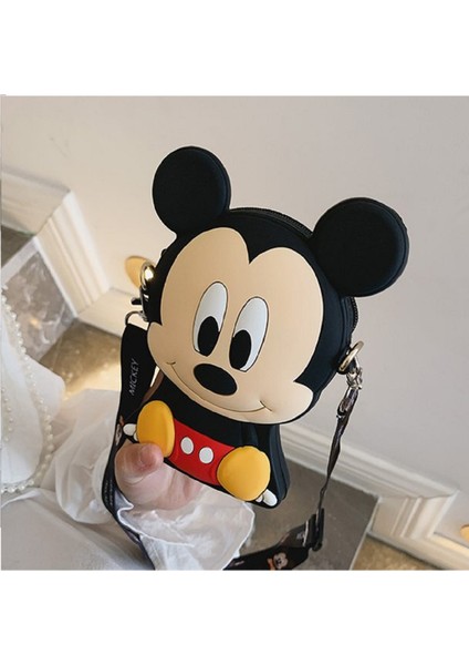 Mickey Mouse Kız Çocuk Silikon Çanta Cüzdan