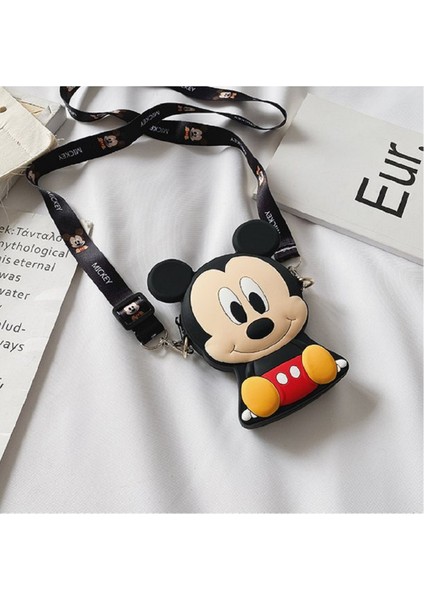 Mickey Mouse Kız Çocuk Silikon Çanta Cüzdan