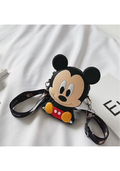 Mickey Mouse Kız Çocuk Silikon Çanta Cüzdan