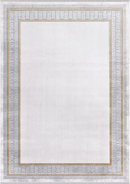 Ipek Mekik Halı Roxanne 17165 Gri Yumuşak Tuşeli Kolay Kullanımlı Modern Halı