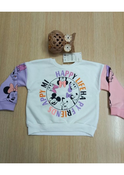 Çocuk Mickey Mouse Baskılı Alt Üst Ikili Takımı fırsatları