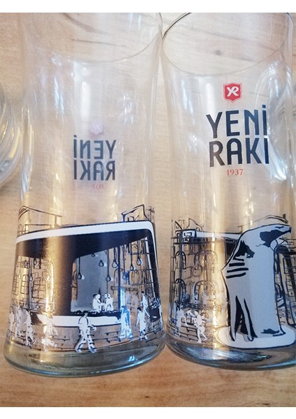 Sanat Taciri Yeni Rakı Beşiktaş Serisi Rakı Bardağı 1 Adet