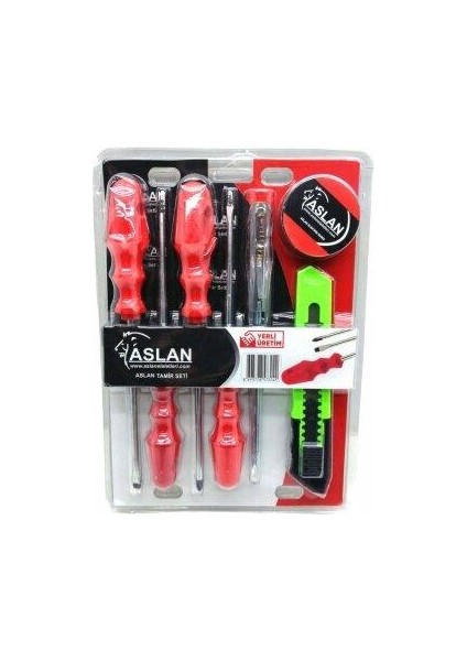 Tornavida Maket Bıçak Elektrik Bandı Tamir Seti