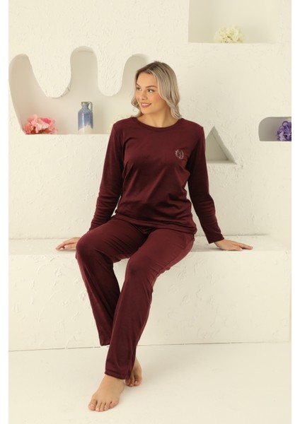 Kadife Kışlık Kadın Pijama Takımı