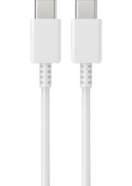 3A 50W Type-C to Type-C Data ve Şarj Kablosu 1metre Beyaz DN980
