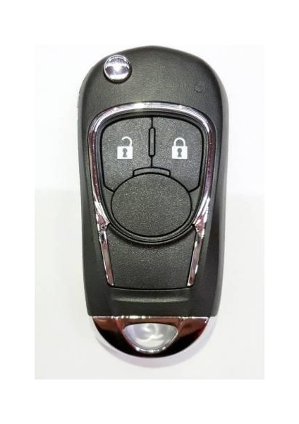 Opel Astra J Insignia 2 Tuşlu Yeni Nesil Dönüşüm Anahtar Kumanda Kabı Krom Metal Logolu fiyatları